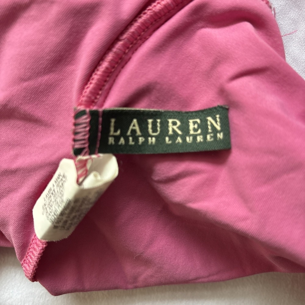 VTG Lauren Ralph Lauren True Y2K  Babydoll Halter Swim Top Open Back Festival - Picture 8 of 13